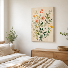 Tiges sauvages – Tableau bouquet de fleurs sauvages