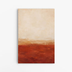 Le bol matinal – Tableau abstrait terracotta