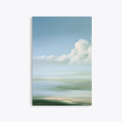 Empyrée – Tableau paysage ciel bleu et vert d'eau