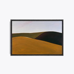 Été indien – Tableau paysage collines ocre et brun