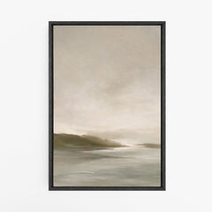 Silence Blanc – Tableau paysage brumeux