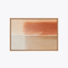 Sirocco – Tableau abstrait terracotta et sable