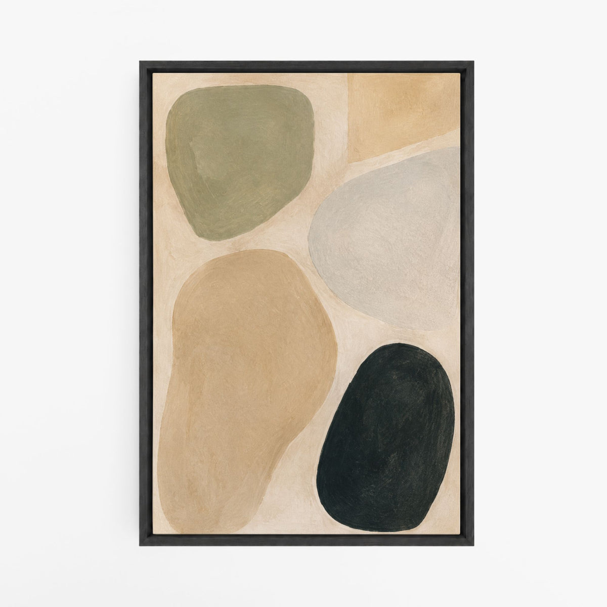 Ombre sur sable – Tableau abstrait formes organiques