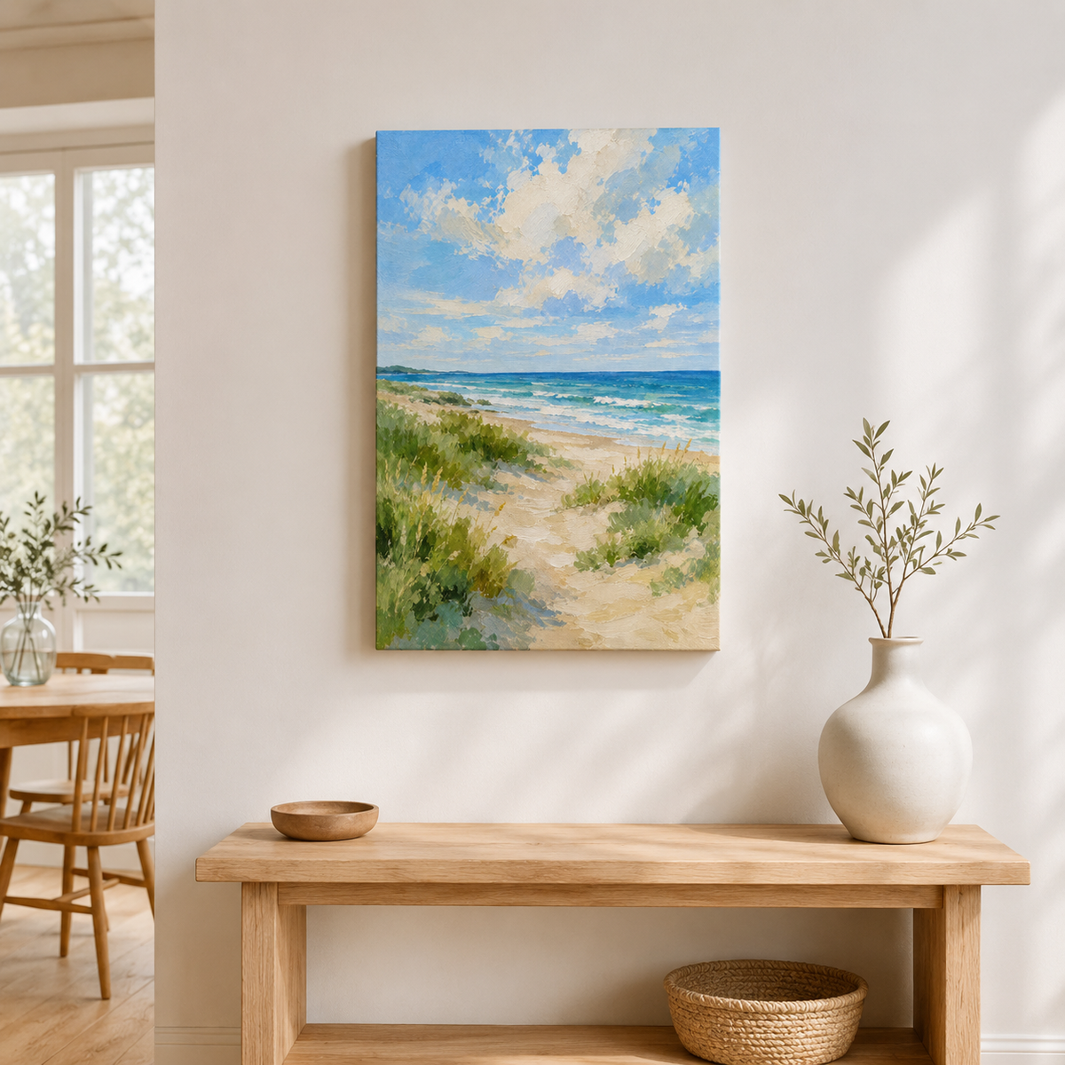 Le Vent du Large – Tableau paysage de plage