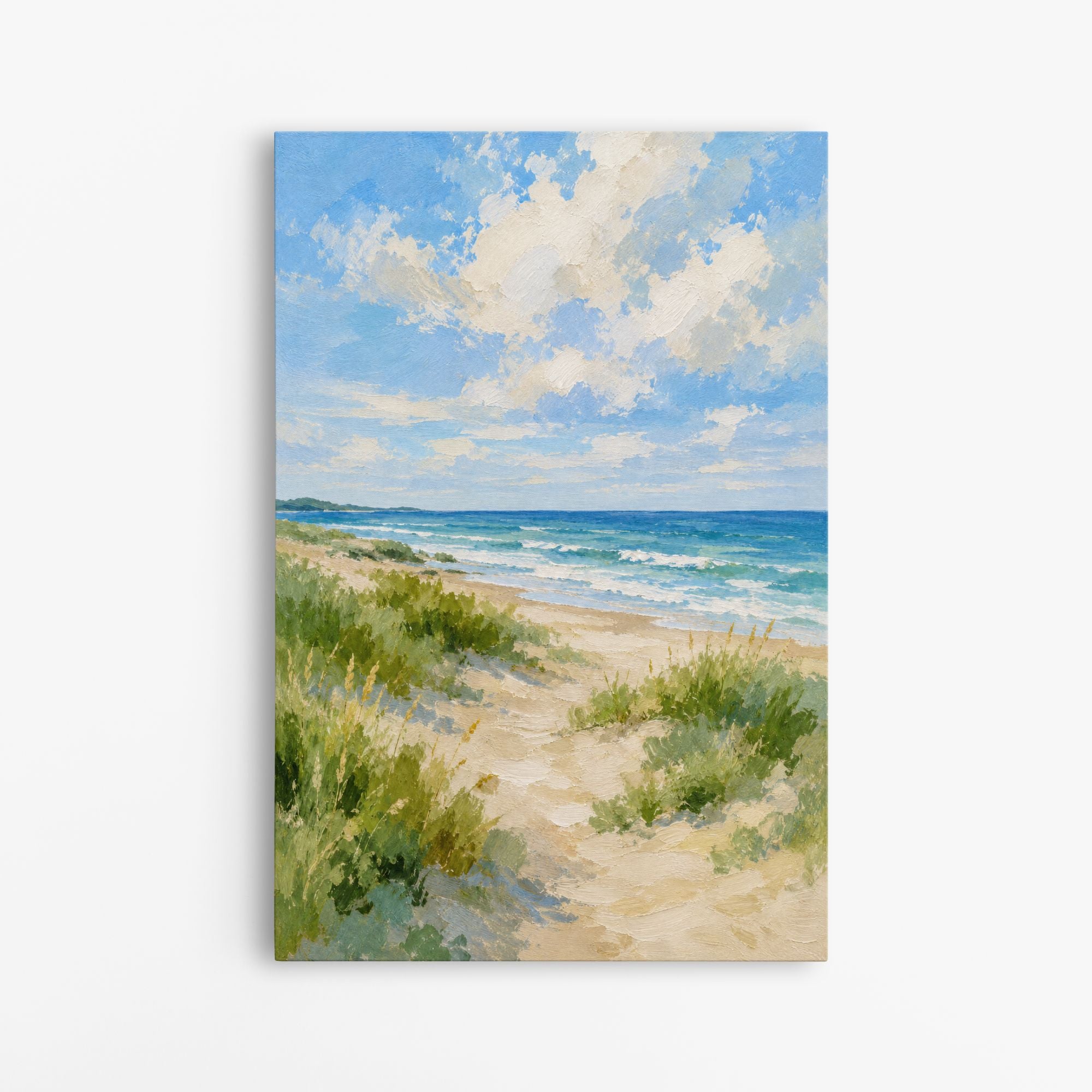 Le Vent du Large – Tableau paysage de plage