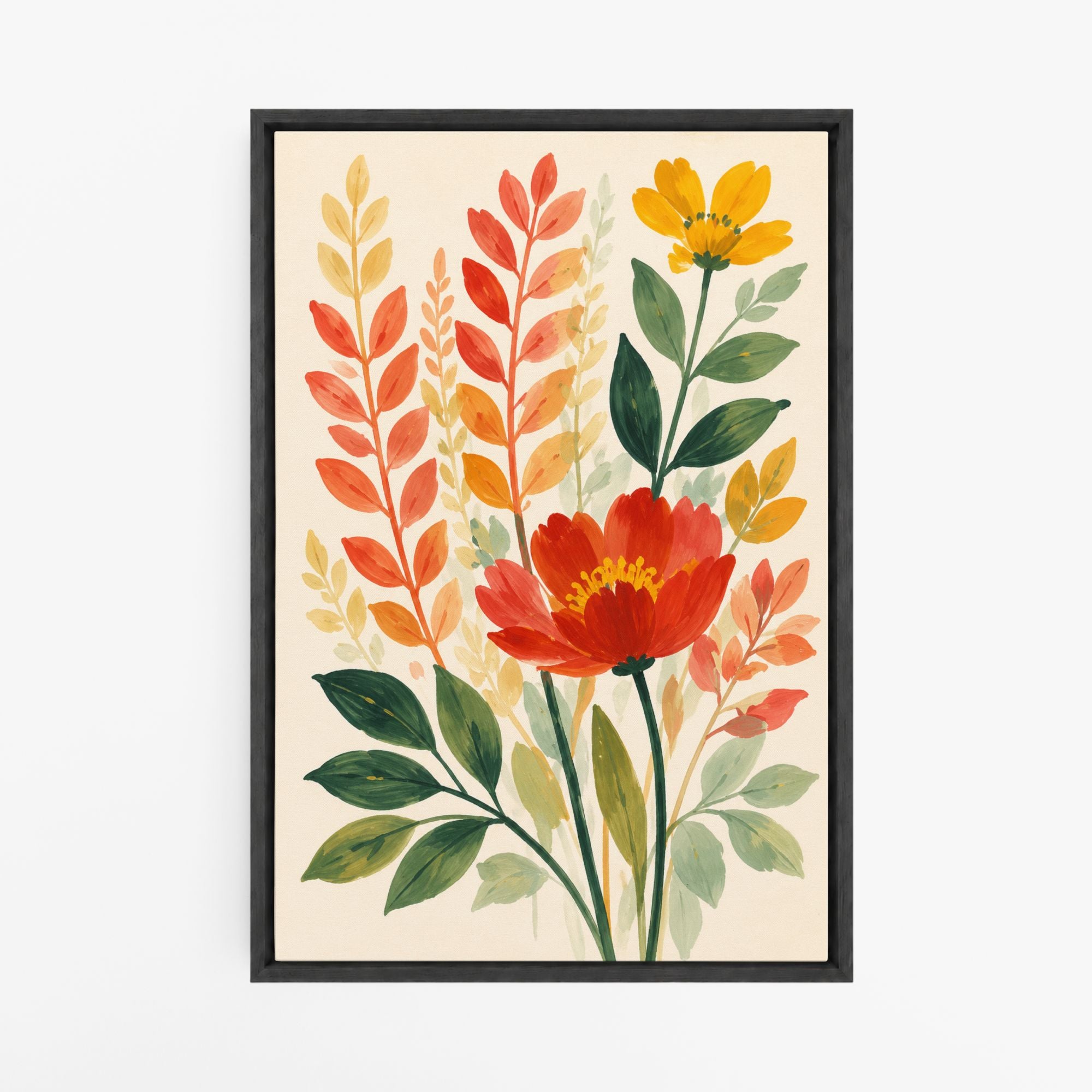 Le moment prairie – Tableau fleurs botaniques