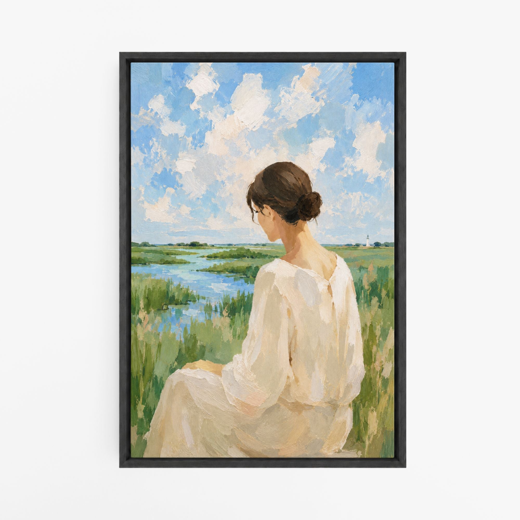 Le Temps Suspendu – Tableau femme nature