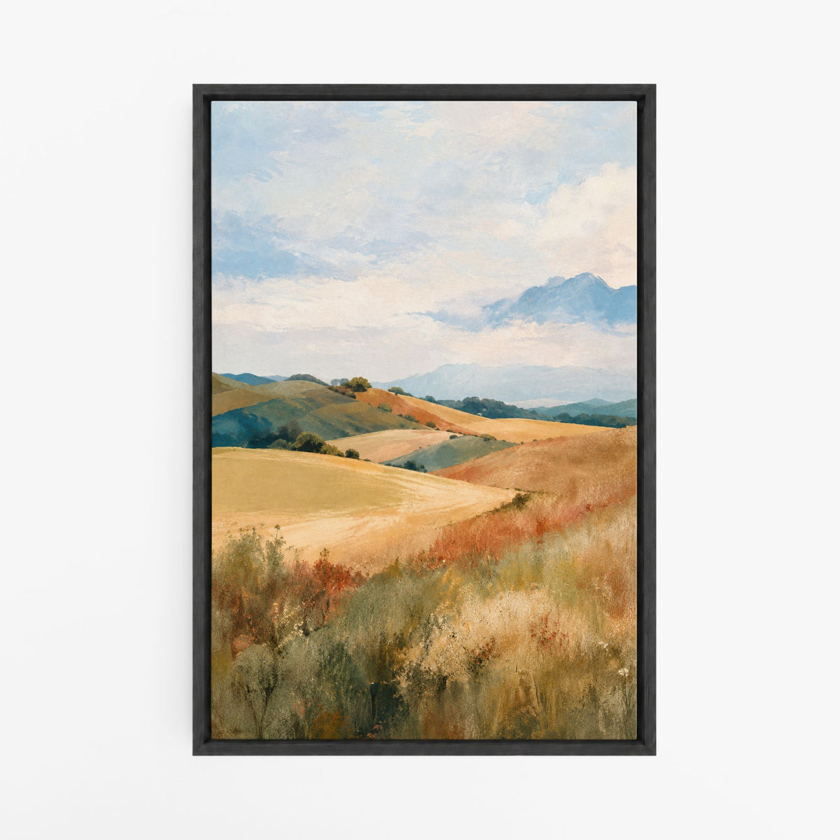 Terre d'Été – Tableau paysage de collines