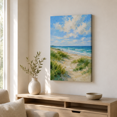 Le Vent du Large – Tableau paysage de plage