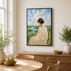 Le Temps Suspendu – Tableau femme nature