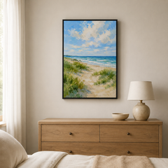 Le Vent du Large – Tableau paysage de plage