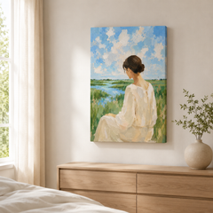 Le Temps Suspendu – Tableau femme nature