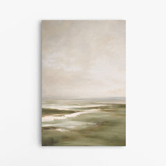 Le silence blanc – Tableau paysage minimaliste