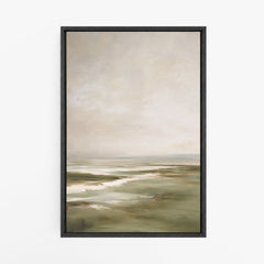 Le silence blanc – Tableau paysage minimaliste