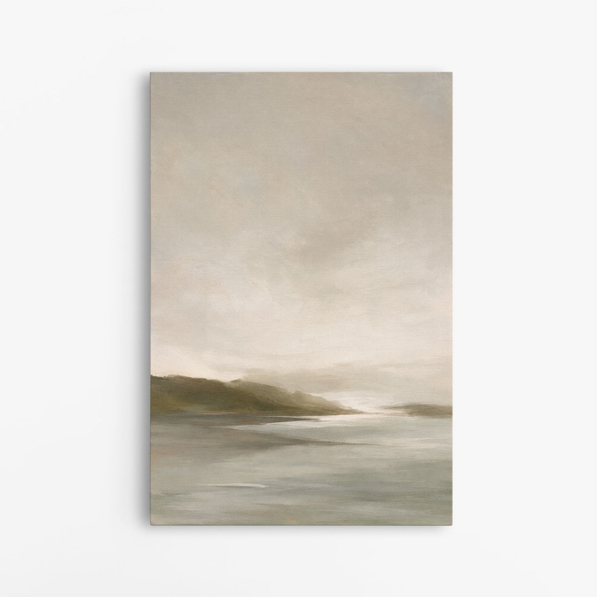 Silence Blanc – Tableau paysage brumeux