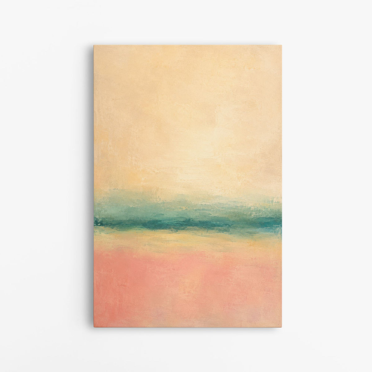 Le relief lointain – Tableau abstrait paysage coloré