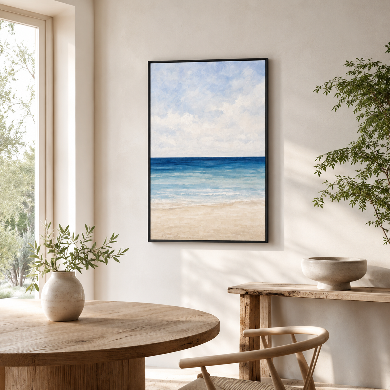 L'Heure Calme – Tableau Plage et Océan