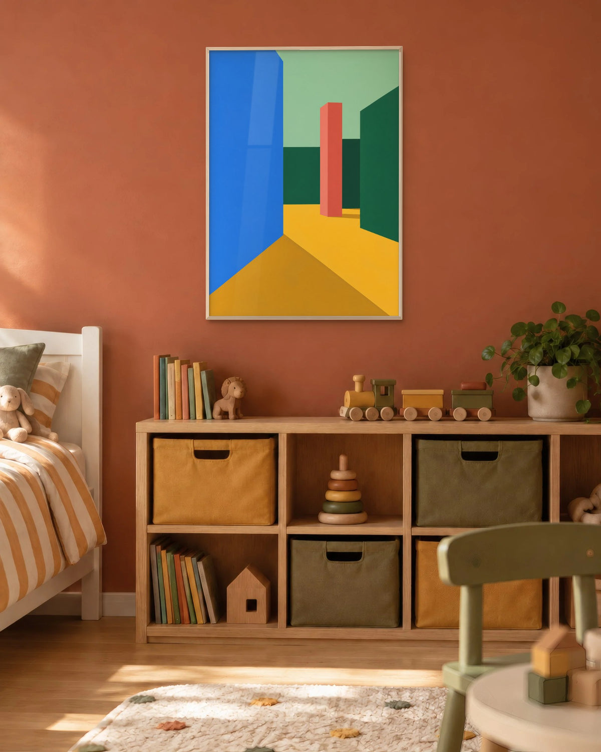 Ostinato – Affiche architecture colorée