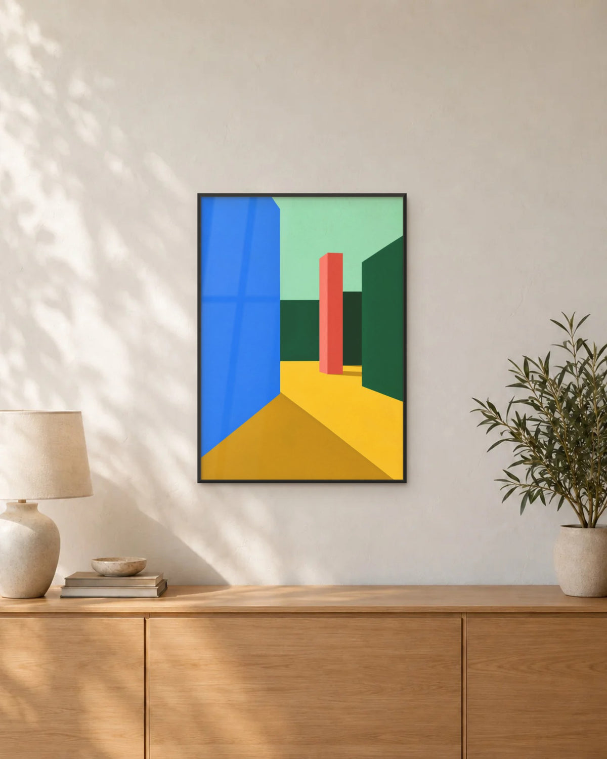 Ostinato – Affiche architecture colorée