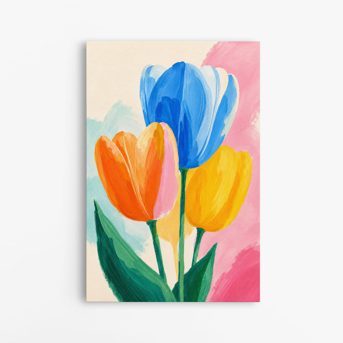 Le Souffle du Printemps – Tableau Fleurs Colorées