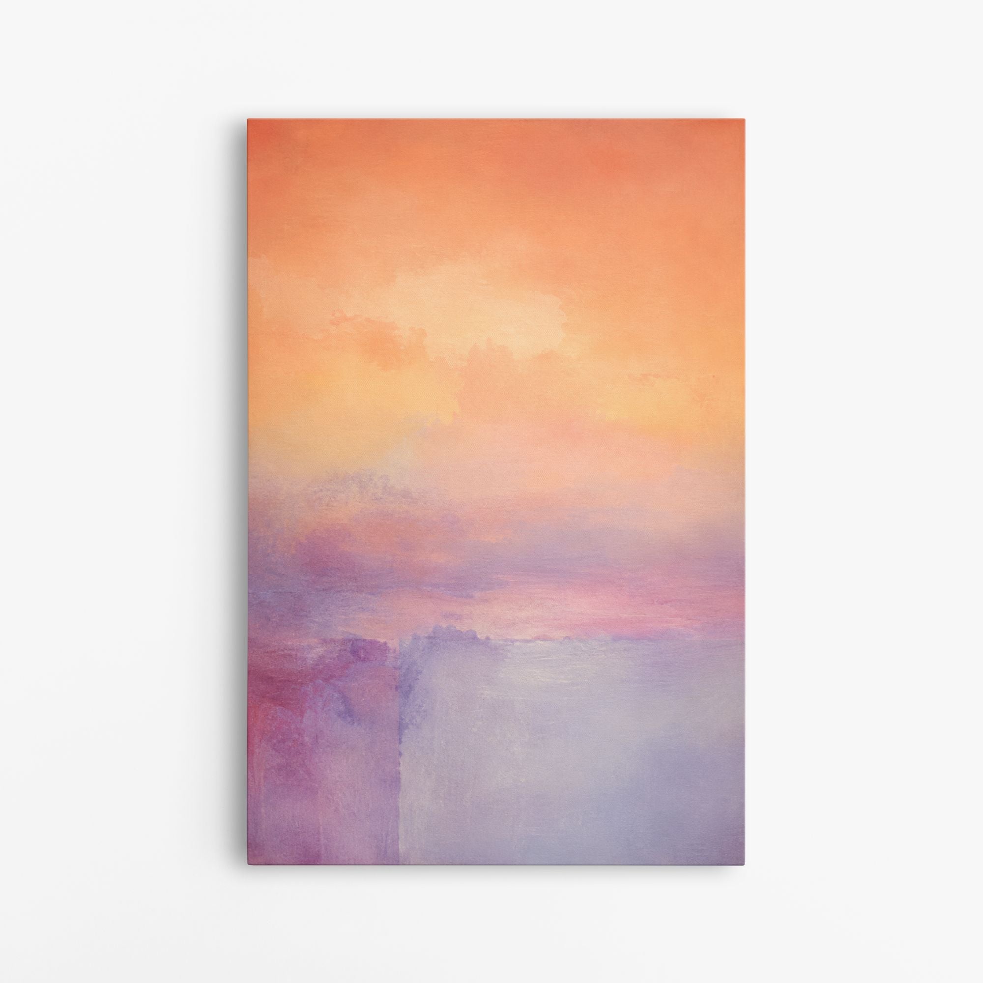 Souffle Doux  – Tableau paysage abstrait pastel