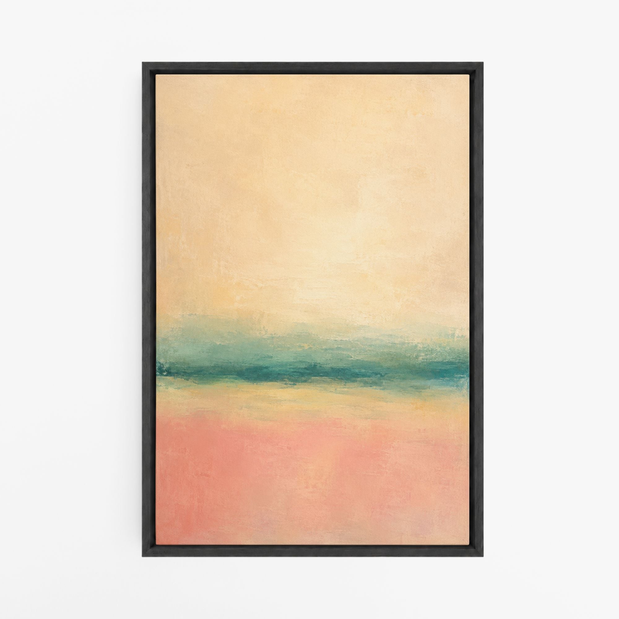 Le relief lointain – Tableau abstrait paysage coloré