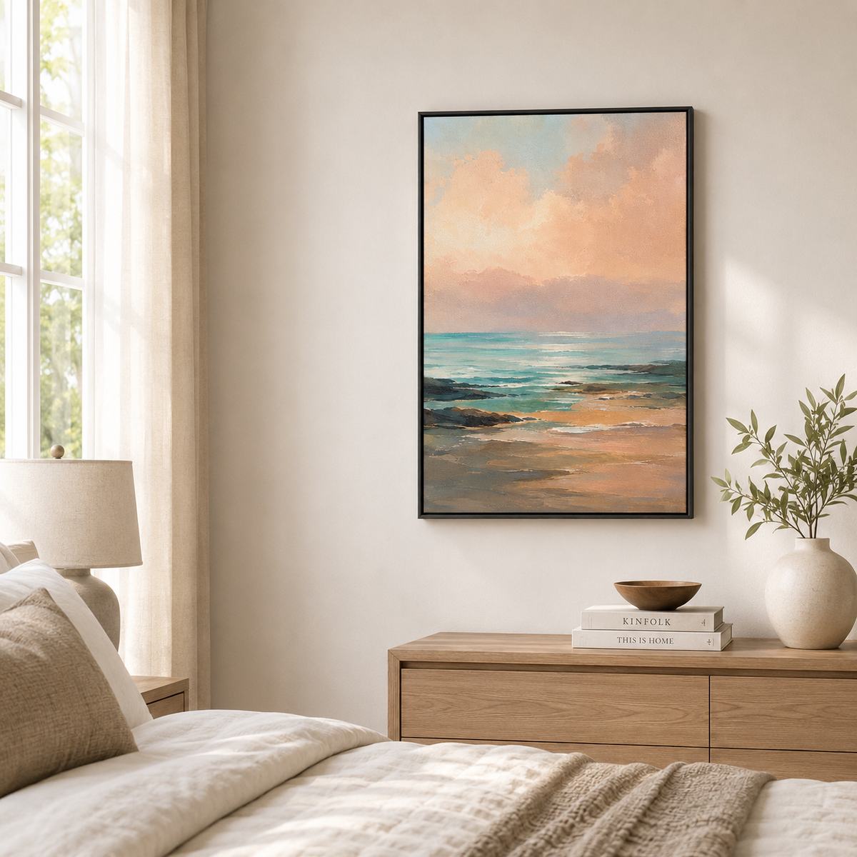 Le vent de sable – Tableau paysage marin