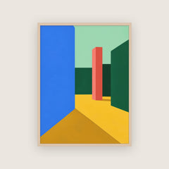 Ostinato – Affiche architecture colorée