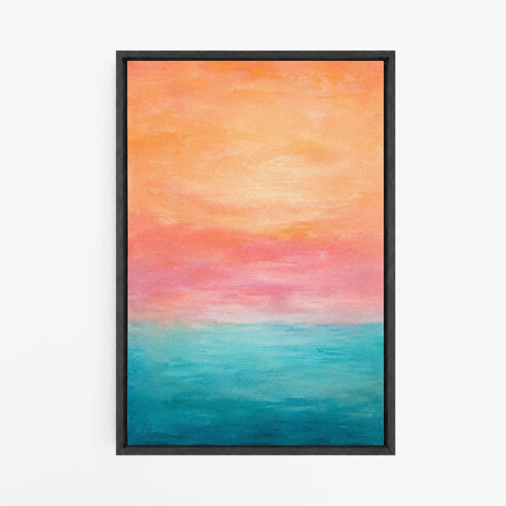 Le moment rivage – Tableau abstrait paysage marin