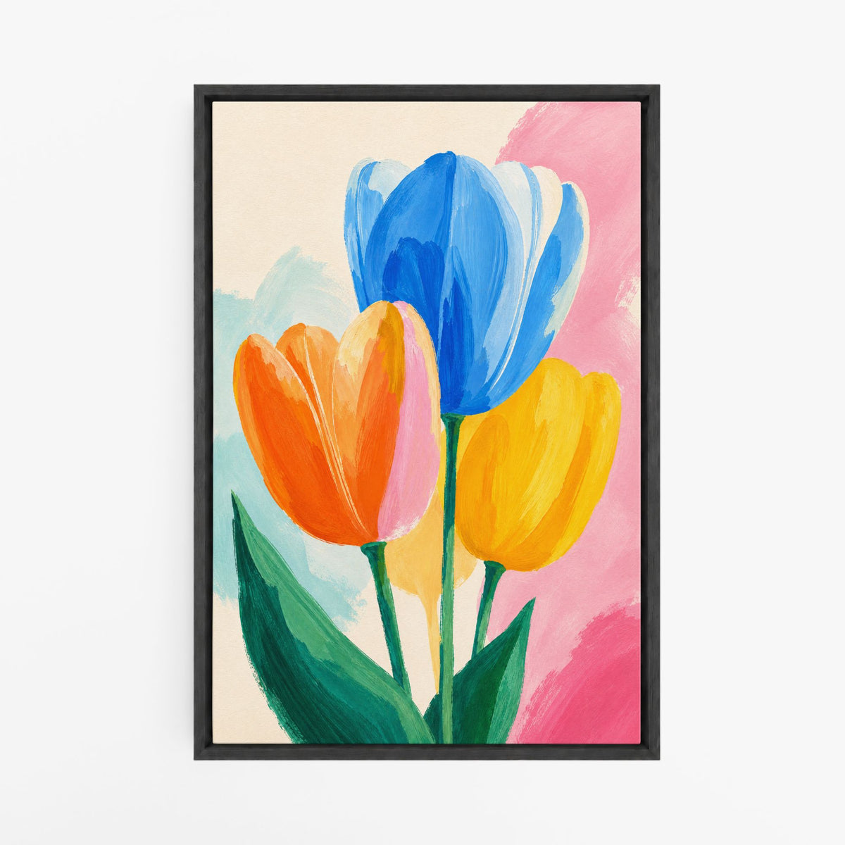 Le Souffle du Printemps – Tableau Fleurs Colorées