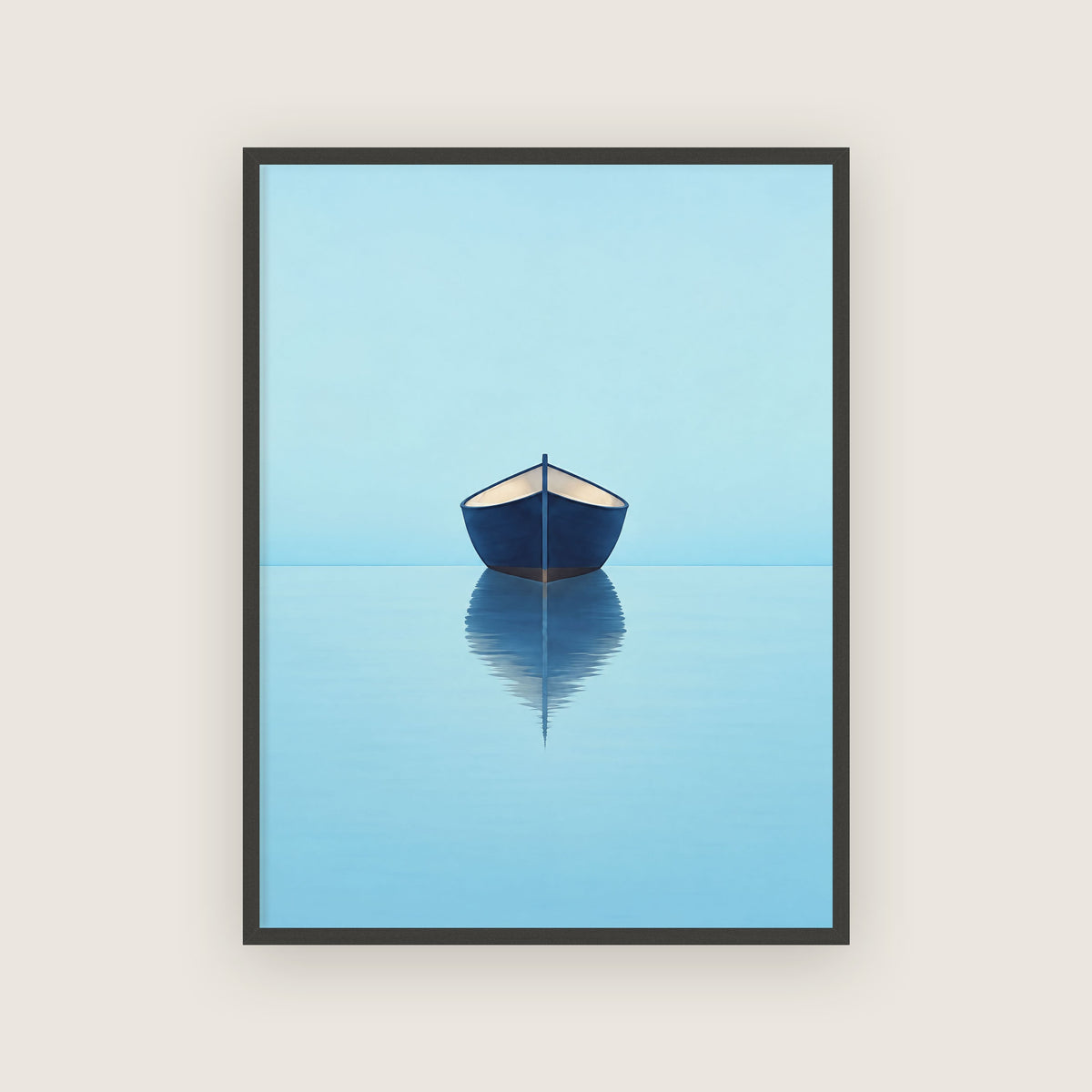 Proue – Affiche minimaliste bleu ciel