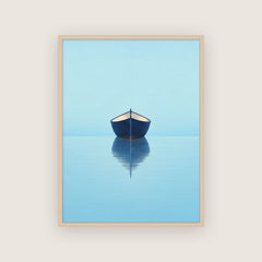 Proue – Affiche minimaliste bleu ciel