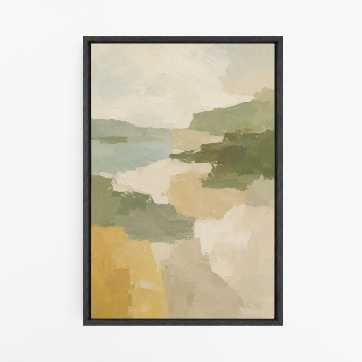 Brise légère fenêtre ouverte – Tableau paysage abstrait abstrait