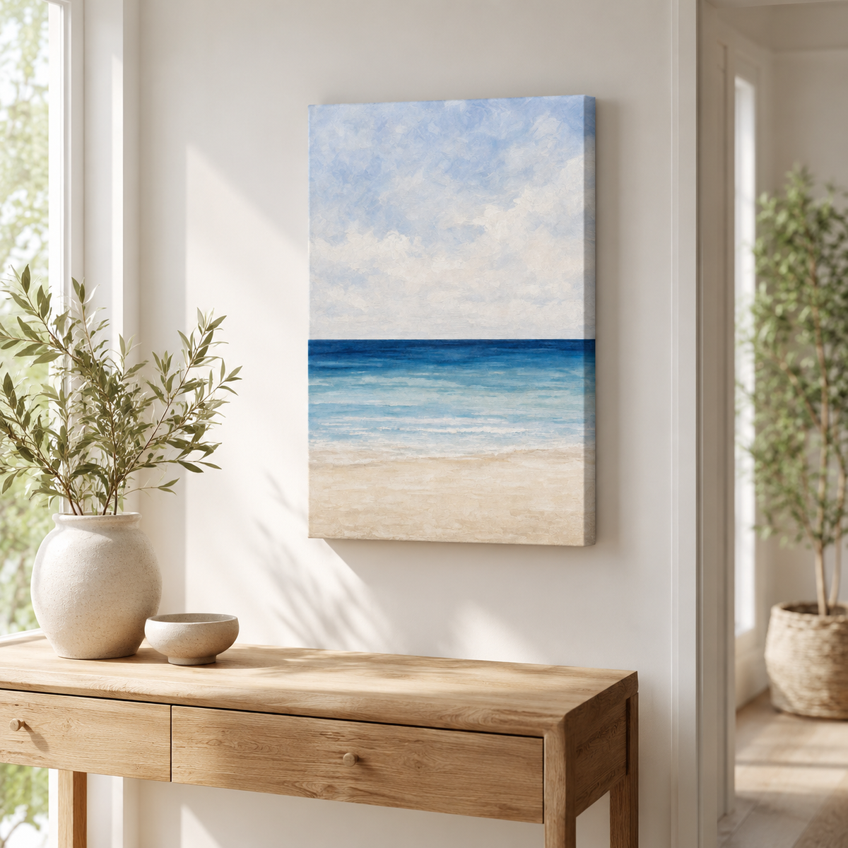 L'Heure Calme – Tableau Plage et Océan