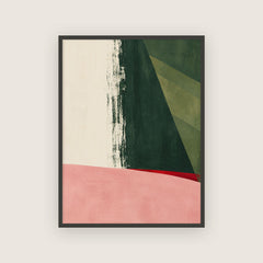 Rideau – Affiche moderne vert forêt