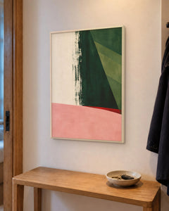 Rideau – Affiche moderne vert forêt