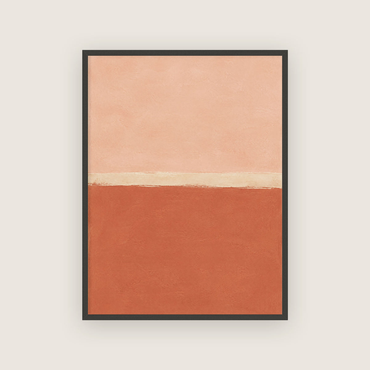 Sans détour – Affiche color block rose