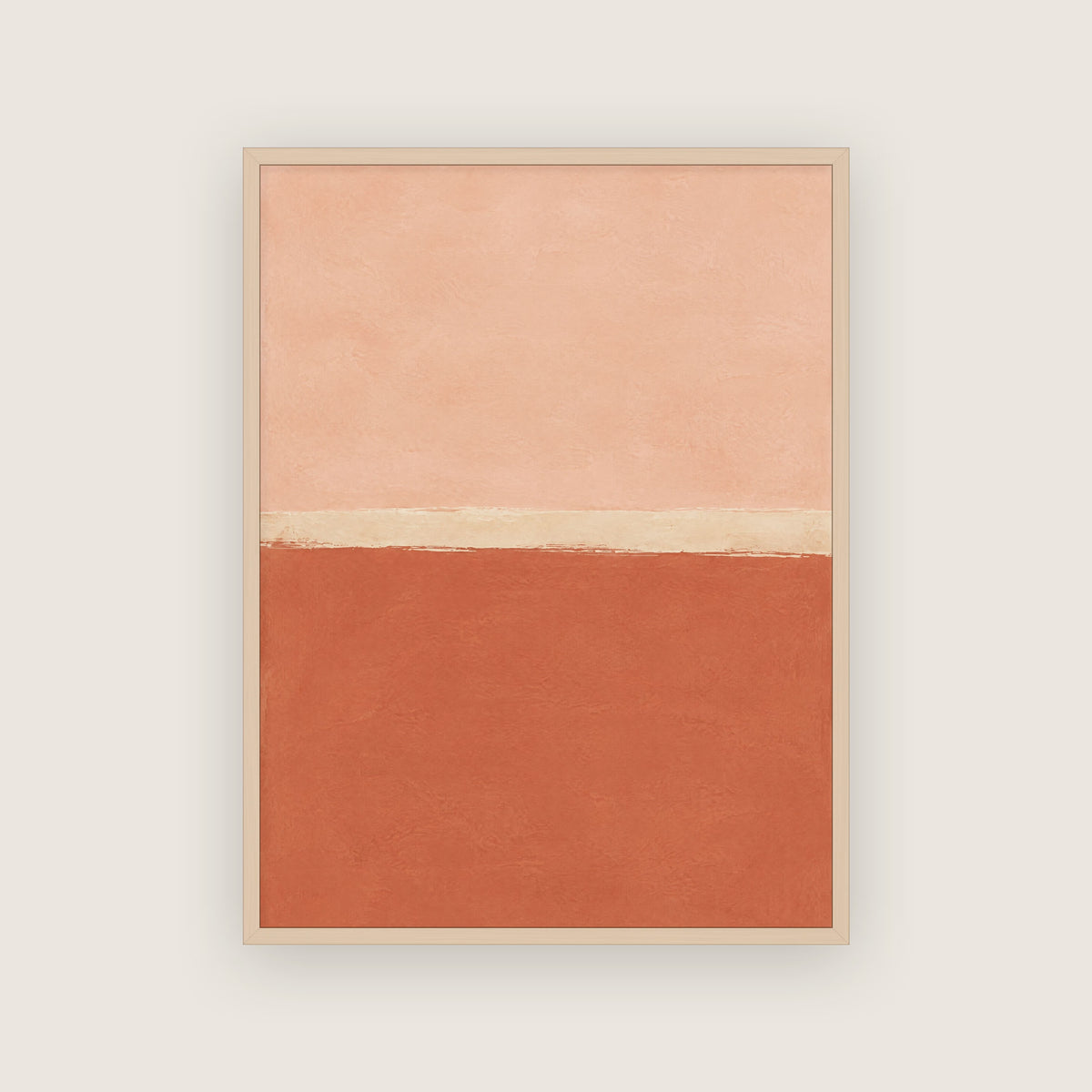 Sans détour – Affiche color block rose