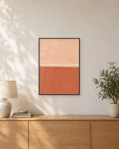 Sans détour – Affiche color block rose