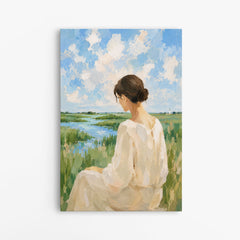 Le Temps Suspendu – Tableau femme nature