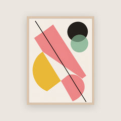 Sémaphore – Affiche géométrique