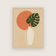Sieste – Affiche botanique monstera
