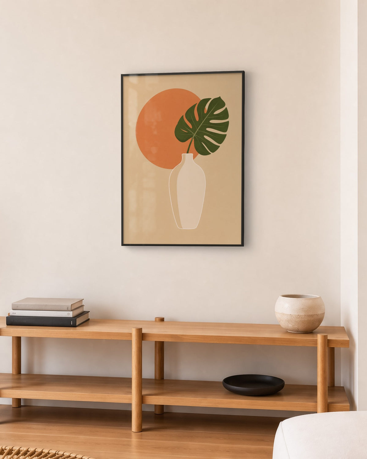Sieste – Affiche botanique monstera