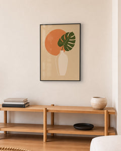 Sieste – Affiche botanique monstera
