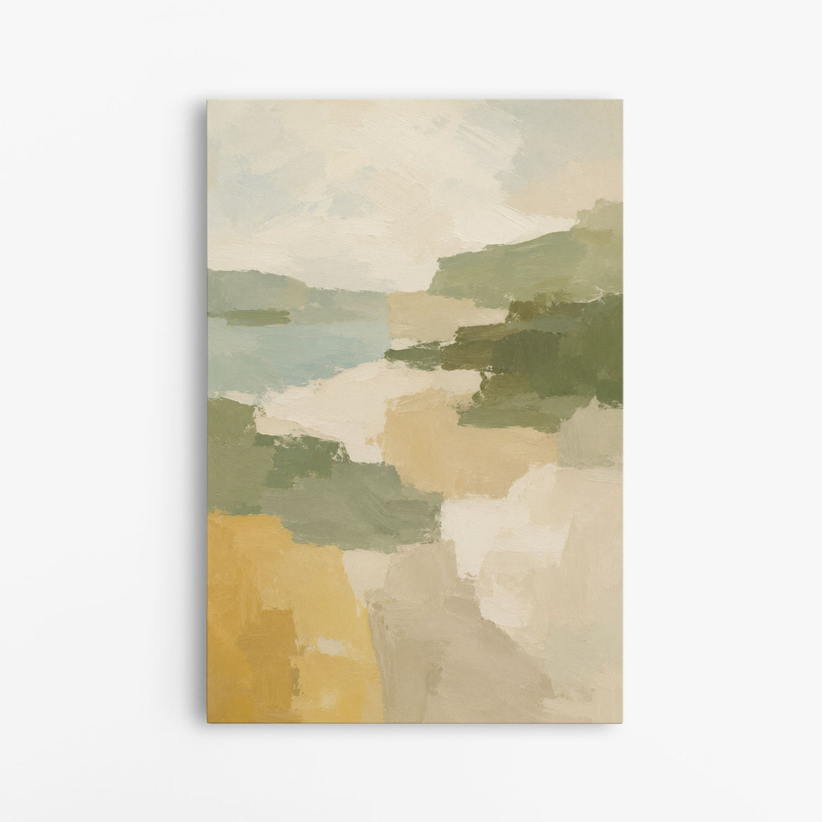 Brise légère fenêtre ouverte – Tableau paysage abstrait abstrait