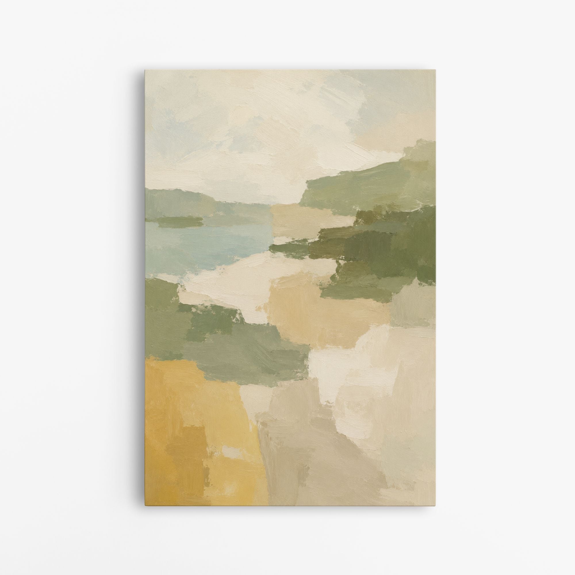 Brise légère fenêtre ouverte – Tableau paysage abstrait abstrait